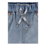 Levi'S Bermuda In Denim Tinta Unita con Elastico In Vita per Bambino 9ED613 AZZURRO LEVI'S 