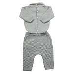 LITTLE BEAR completo 2 pezzi maglia-ghettina tinta unita Azzurro per Neonato 9102 AZZURRO LITTLE BEAR 
