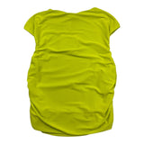 Lu Lu By Miss Grant Solid Green Half Sleeve Shirt For Girls
