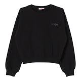LIU JO felpa chiusa girocollo tinta unita con stampa  Nero per Bambina GF4067XX NERO LIU JO 
