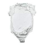 Fun & Fun Body Tinta Unita Giromanica per Bambina FNCBBD01057XXX BIANCO FUN & FUN 