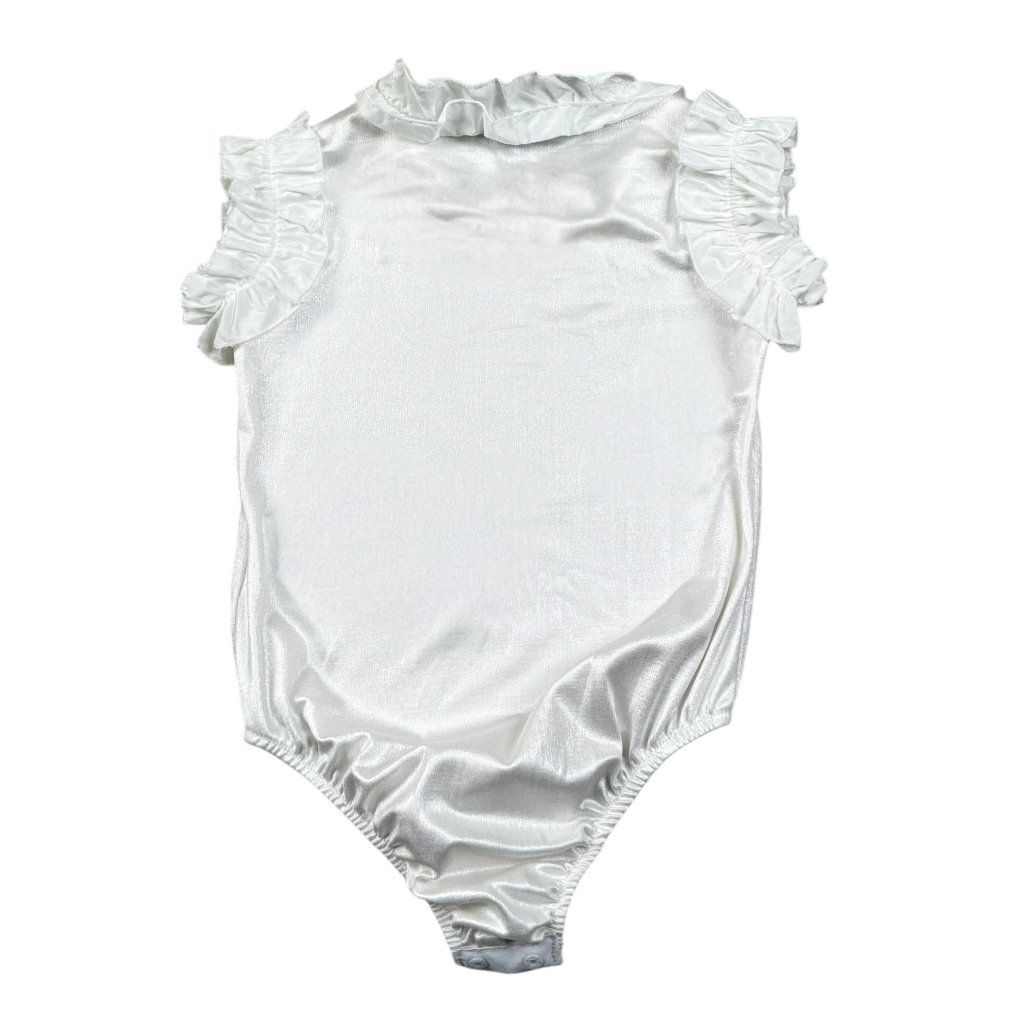 Fun & Fun Body Tinta Unita Giromanica per Bambina FNCBBD01057XXX BIANCO FUN & FUN 