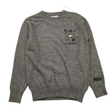 SAINT BARTH maglia tinta unita con stampa Grigio per Bambino 005431 GRIGIO SAINT BARTH 