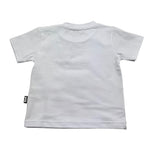 Daniele Alessandrini T-Shirt Girocollo Tinta Unita con Stampa per Neonato 1296M00261N BIANCO DANIELE ALESSANDRINI 