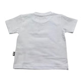 Daniele Alessandrini T-Shirt Girocollo Tinta Unita con Stampa per Neonato 1296M00261N BIANCO DANIELE ALESSANDRINI 