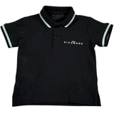 John Richmond Polo Mezza Manica Tinta Unita per Neonato RIP26010PO NERO JOHN RICHMOND 