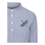 Dondup Camicia Tinta Unita con Fantasia A Righe per Bambino DMCA035 AZZURRO DONDUP 