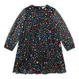 STELLA McCARTNEY abito manica lunga tinta unita cn stampa stelle Nero per Neonata TV1C40 NERO STELLA McCARTNEY 