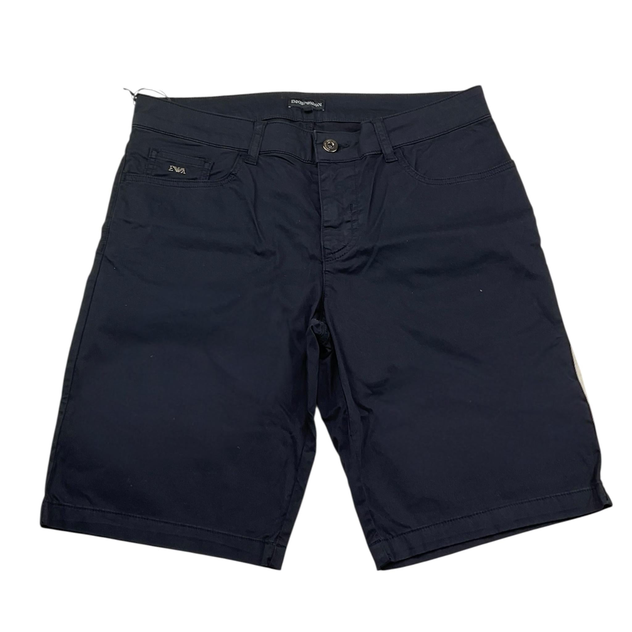 Emporio Armani Bermuda Tinta Unita con 5 Tasche per Bambino 8N4S01 BLU EMPORIO ARMANI 