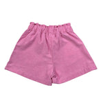 Malvi & Co Short tinta unita con Elastico In Vita Rosa per Neonata S25M032SHLCN ROSA MALVI & CO 