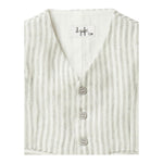 Il Gufo Gilet Fantasia A Righe per Neonato P25GI005L1018 BIANCO/BEIGE IL GUFO 
