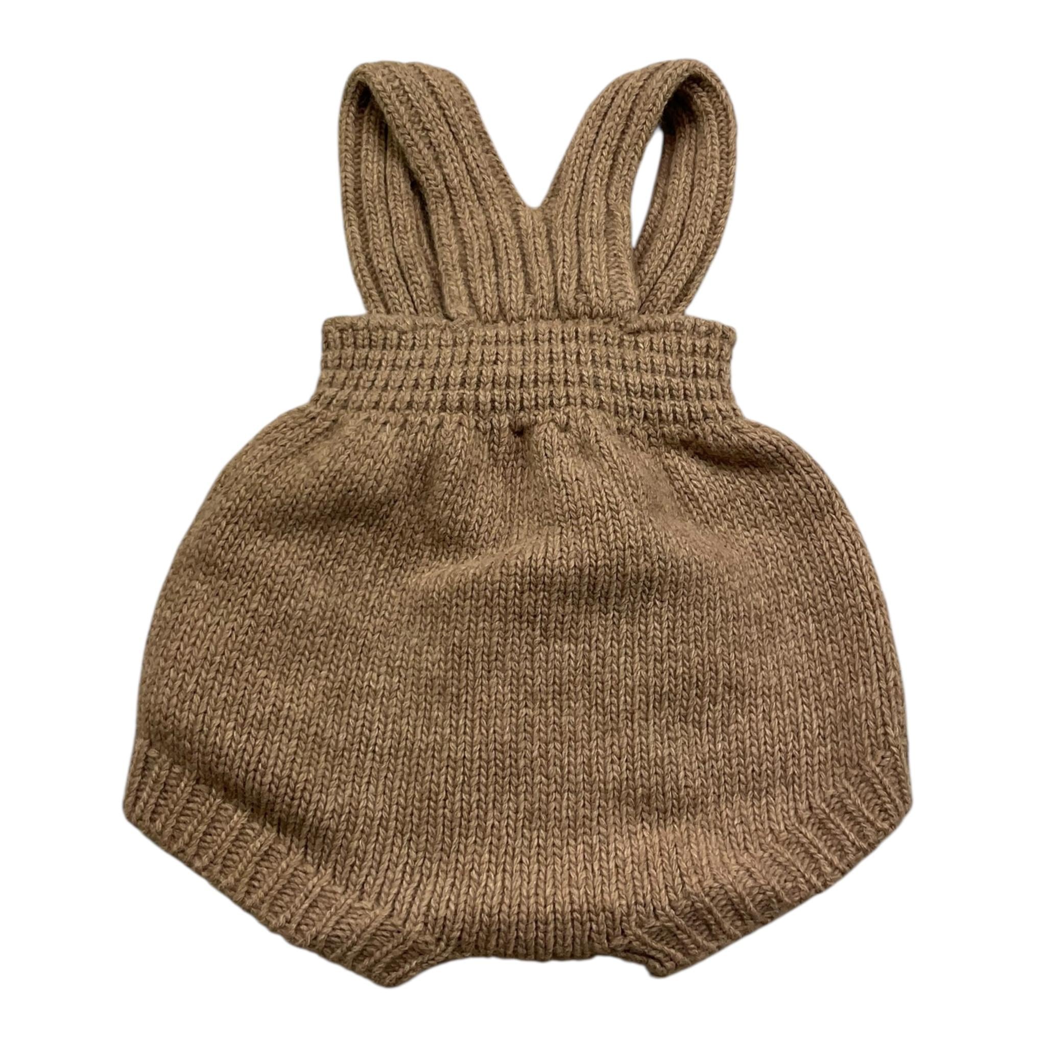 WEDOBLE pagliaccetto tinta unita con bretelle Fango per Neonato I2404305B09 FANGO WEDOBLE 