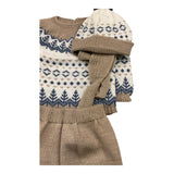 MAC ILUSIO'N completo 3 pezzi maglia-ghettina-cappello Beige per Neonato 9419 BEIGE MAC ILUSIO'N 