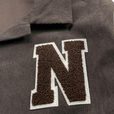 NEVER TOO camicia manica lunga tinta unita con maniche in contrasto Marrone per Bambino NT2123RX MARRONE NEVER TOO 