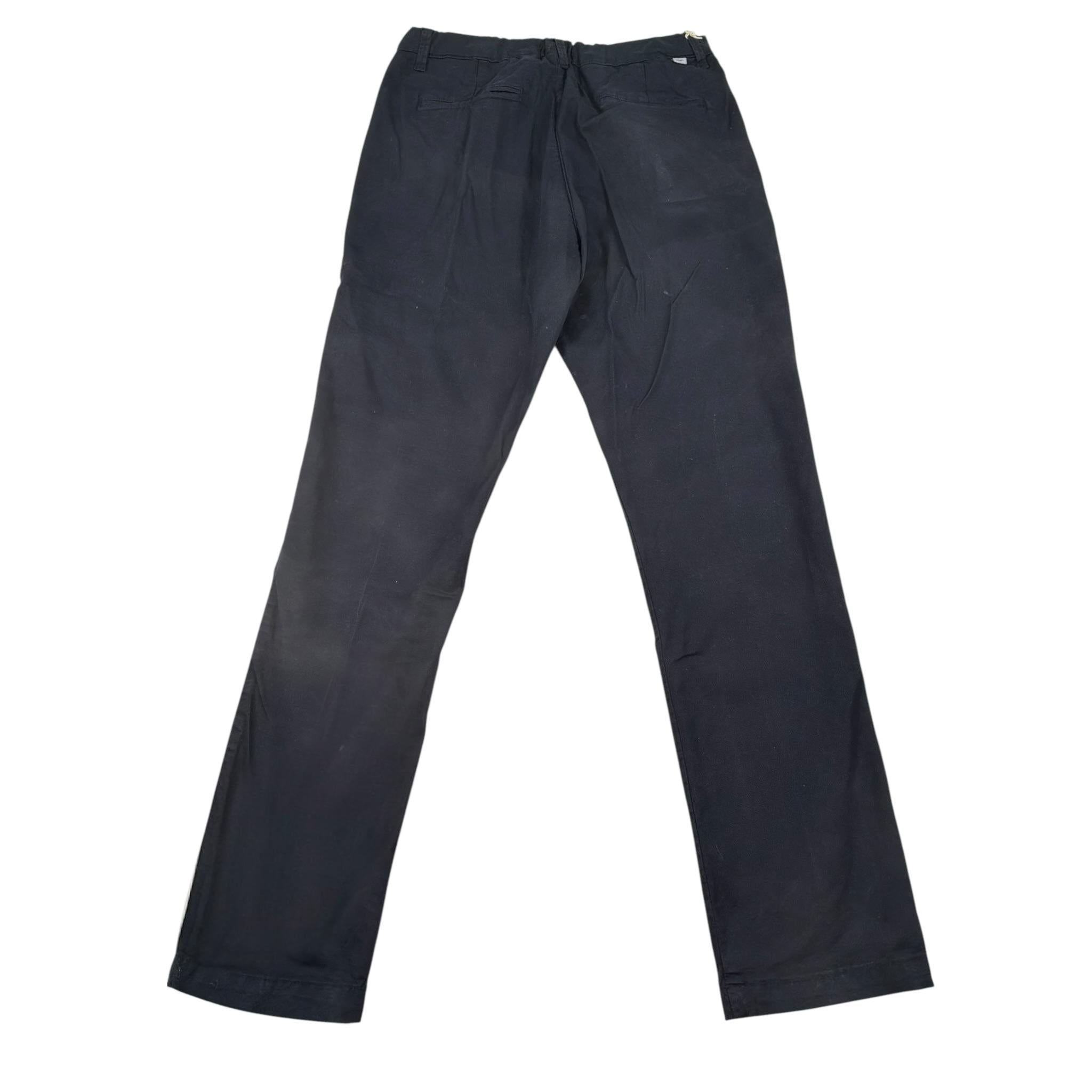 Manuel Ritz Pantalone tinta unita con Girovita Regolabile Blu per Bambino MR2536 BLU MANUEL RITZ 