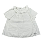 Il Gufo Camicia Mezza Manica Tinta Unita per Bambina P25CC107R0004 BIANCO IL GUFO 