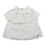 Il Gufo Camicia Mezza Manica Tinta Unita per Bambina P25CC107R0004 BIANCO IL GUFO 