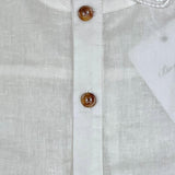 Barcellino Complete 2-Piece Shirt-Bermuda with White Striped Pattern for Newborns