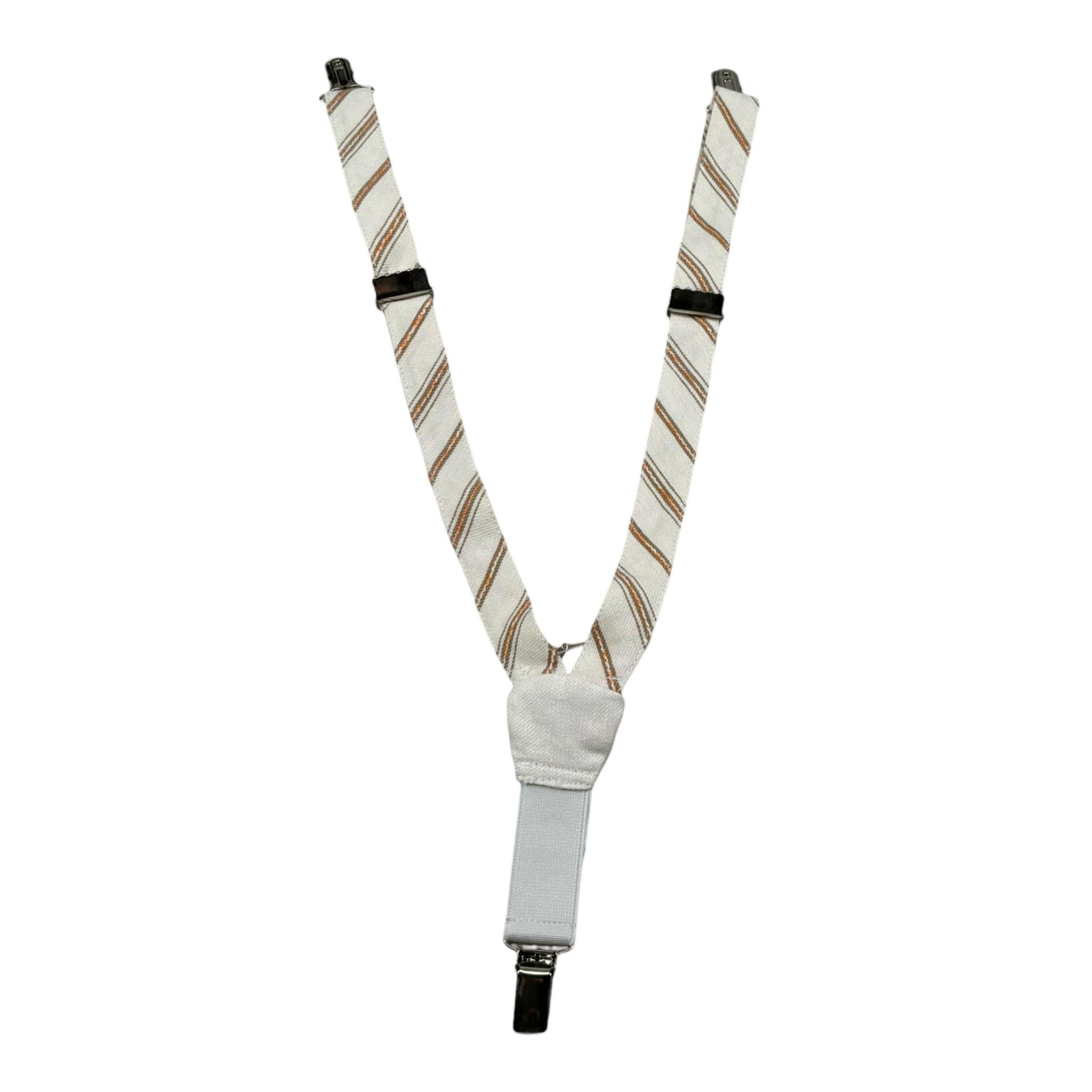 Pure Firenze Bretelle tinta unita con Fantasia Beige per Neonato PC01776 BEIGE PURE FIRENZE 