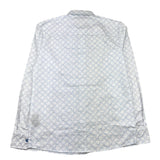 Trussardi Long Sleeve Shirt Solid Color with White Fantasy Print for Boys