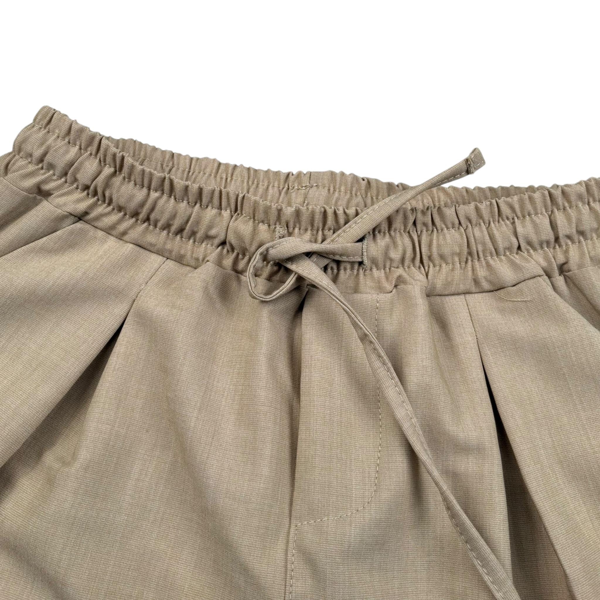 M+E' Bermuda Tinta Unita con Elastico In Vita per Neonato UEM0549 BEIGE M+E' 