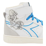 DIADORA sneakers tinta unita con stampa e lacci Bianco per Bambino 501179576 BIANCO DIADORA 