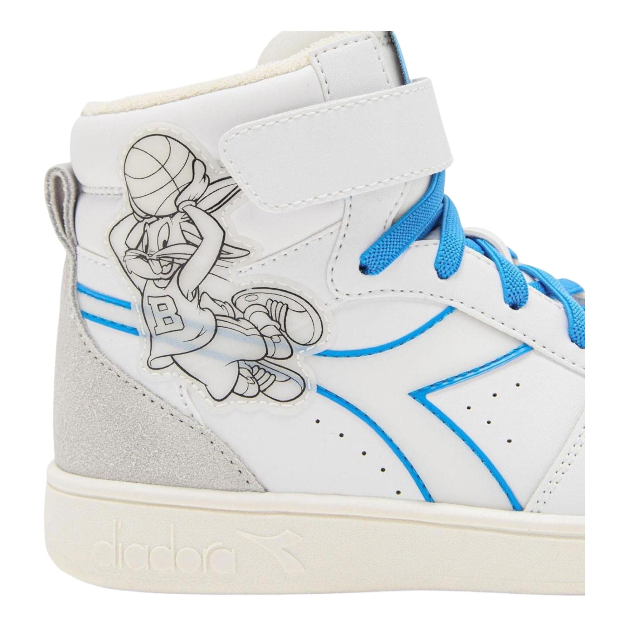 DIADORA sneakers tinta unita con stampa e lacci Bianco per Bambino 501179576 BIANCO DIADORA 