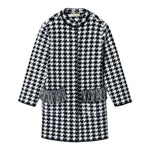 TWINSET cappotto stampa fantasia con tasche Bianco/nero per Bambina 242GJ3090 BIANCO/NERO TWINSET 