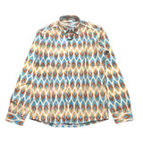 Over-D Solid Color Long Sleeve Beige Patterned Shirt For Boys