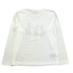 MAYORAL shirt girocollo tinta unita con stampa in contrasto Bianco per Bambina 4070J BIANCO MAYORAL 