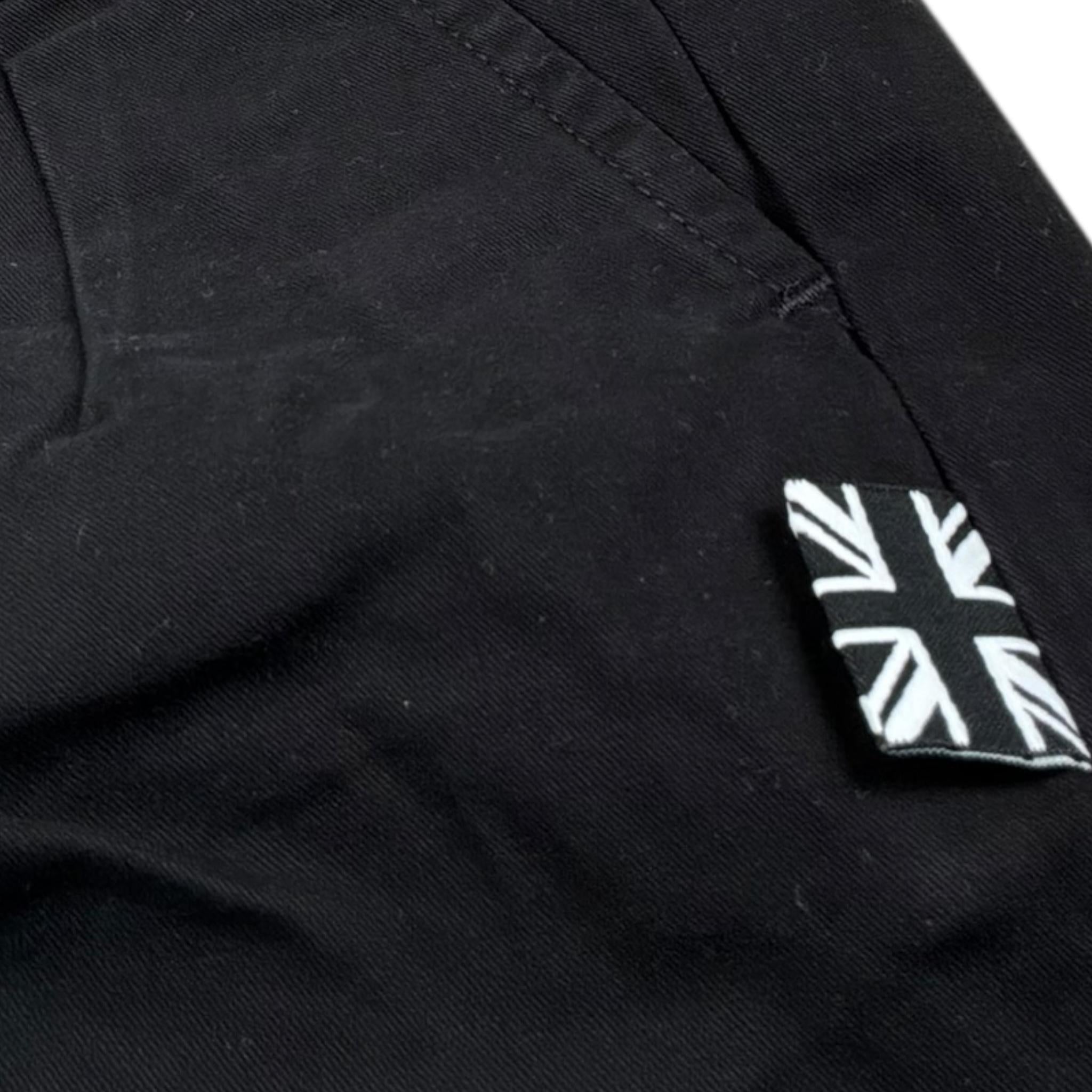 John Richmond Pantalone Tinta Unita con Elastico In Vita E Logo per Neonato RBP24034PAN NERO JOHN RICHMOND 