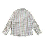 Daniele Alessandrini Long Sleeve Shirt Logo Pattern White for Children