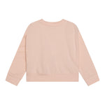 IL GUFO felpa chiusa girocollo tinta unita con stampa in contrasto Rosa per Bambina A24MF291M0100 ROSA IL GUFO 