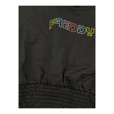 Freddy Sweatshirt Crewneck Solid Color with Contrast Print Black for Girls
