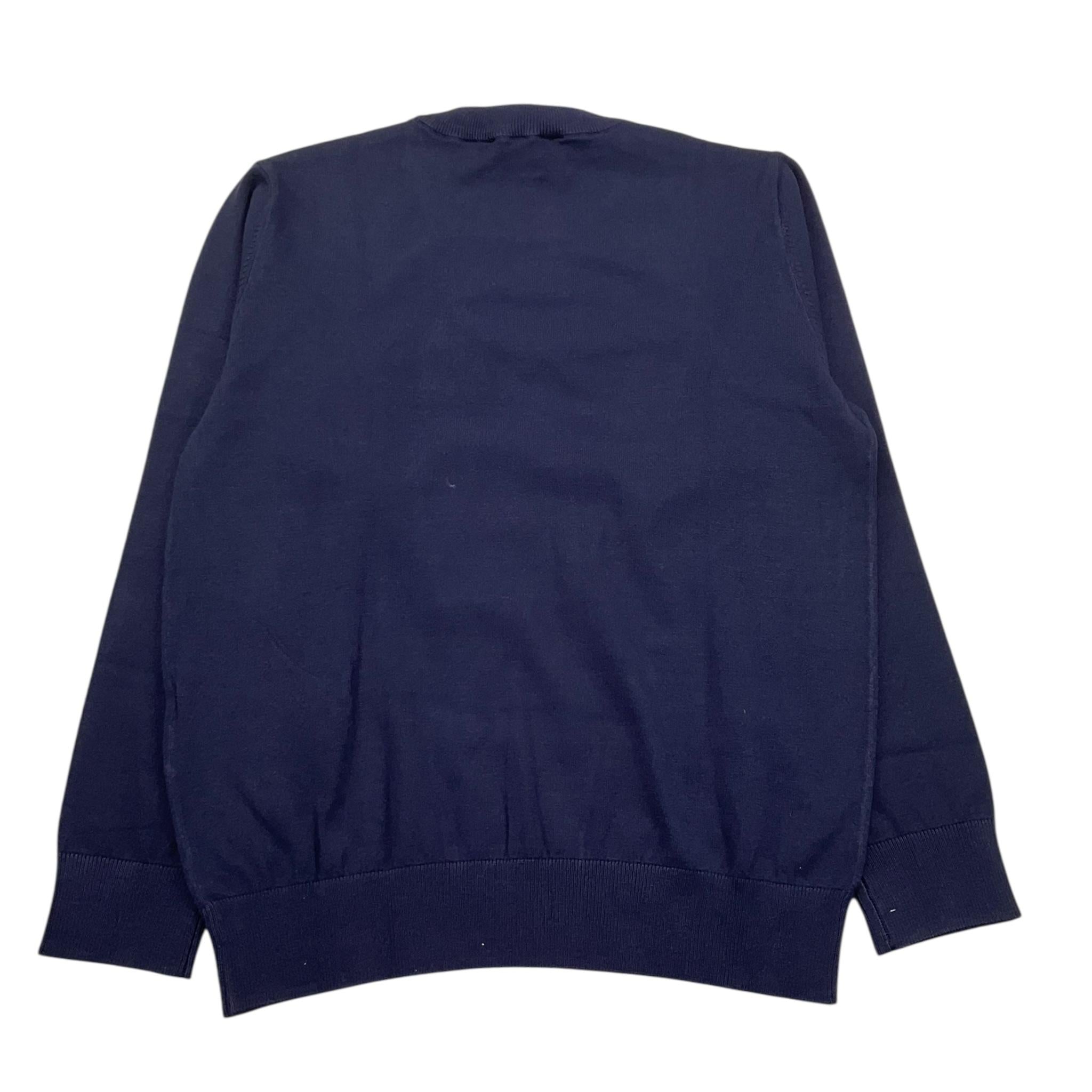 Emporio Armani Maglia Girocollo Tinta Unita con Logo per Bambino 6R4M66 BLU EMPORIO ARMANI 
