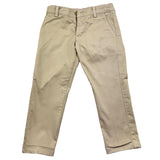 Fay Plain Trousers With Adjustable Waist Beige For Boys