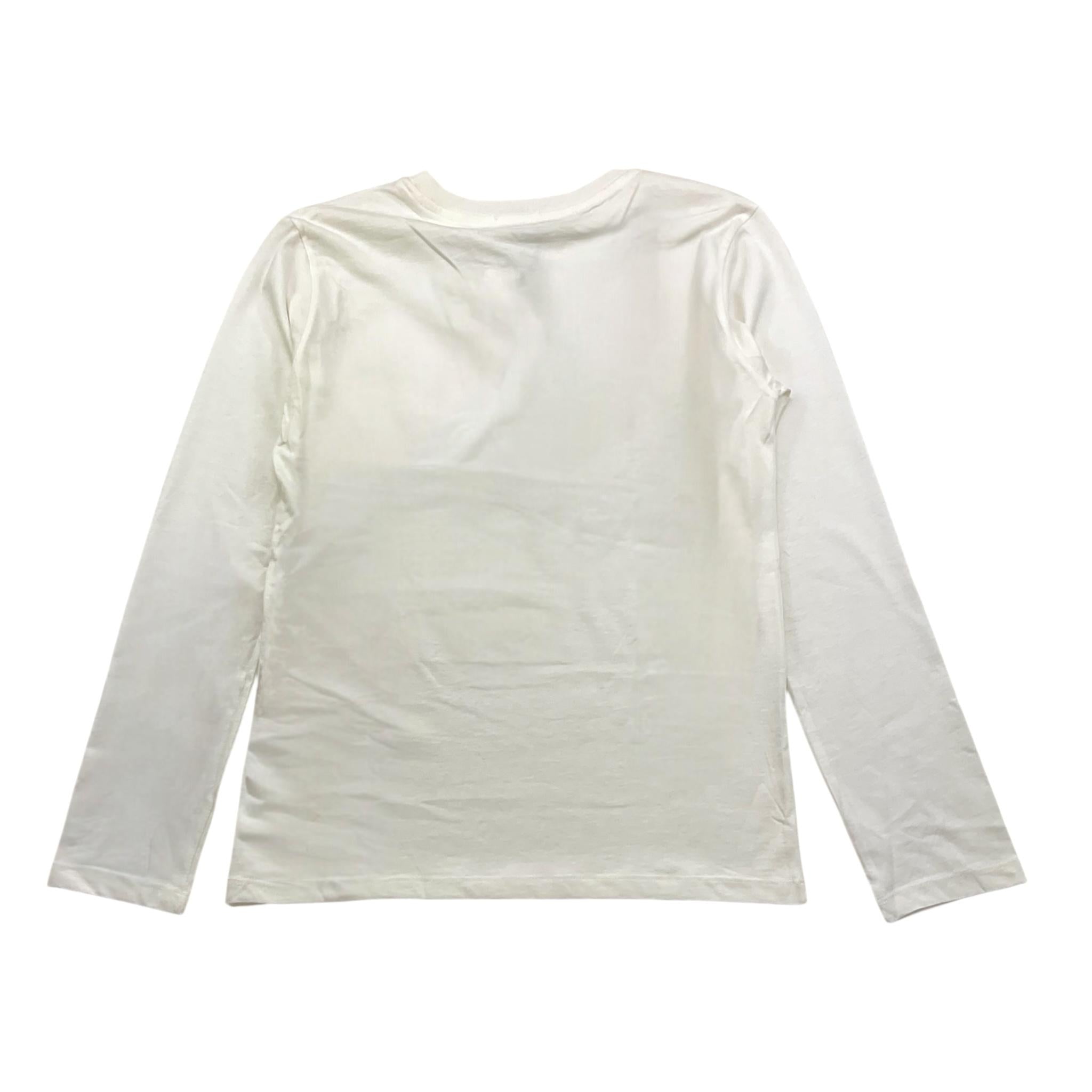 VICOLO shirt girocollo tinta unita con stampa Bianco per Bambina 028421 BIANCO VICOLO 