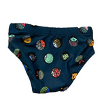 F**K Costume Mutandina Tinta Unita con Stampe per Neonato FJ25N05SA20 BLU F**K 