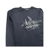 NEVER TOO shirt girocollo tinta unita con stampa Nero per Bambino NT2101R NERO NEVER TOO 