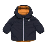 K-WAY giubbino reversibile con zip e cappuccio bicolore Giallo/blu per Neonato K7132PWOXX GIALLO/BLU K-WAY 