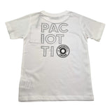 Cesare Paciotti Crew Neck T-Shirt Solid Color With Print White For Boys