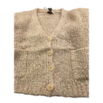 DIXIE cardigan tinta unita con tssche Panna per Bambina NB90230G56 PANNA DIXIE 