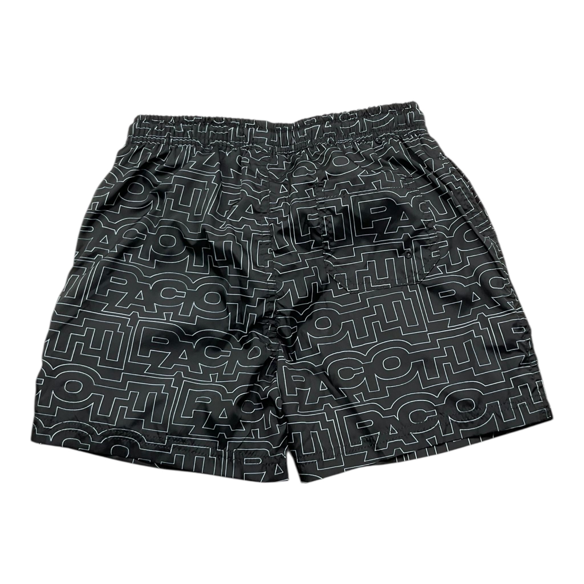 Cesare Paciotti Costume Modello Box Tinta Unita Logato per Bambino BXP5104JX NERO CESARE PACIOTTI 