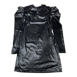 MARC ELLIS abito manica lunga tinta unita in velluto Nero per Bambina JMJDR00108X NERO MARC ELLIS 