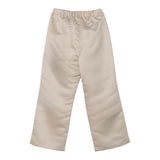 Twinset Plain Trousers With Elastic Waist Beige For Girls