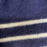 N°21 maglia tinta unita con zip e fantasia a righe Blu per Bambino N21951 BLU N°21 