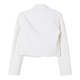 Max&amp;Co. Plain Jacket With Buttons White For Girls