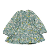 MAYORAL abito tinta unita con fantasia fiori Verde per Bambina 2923J VERDE MAYORAL 