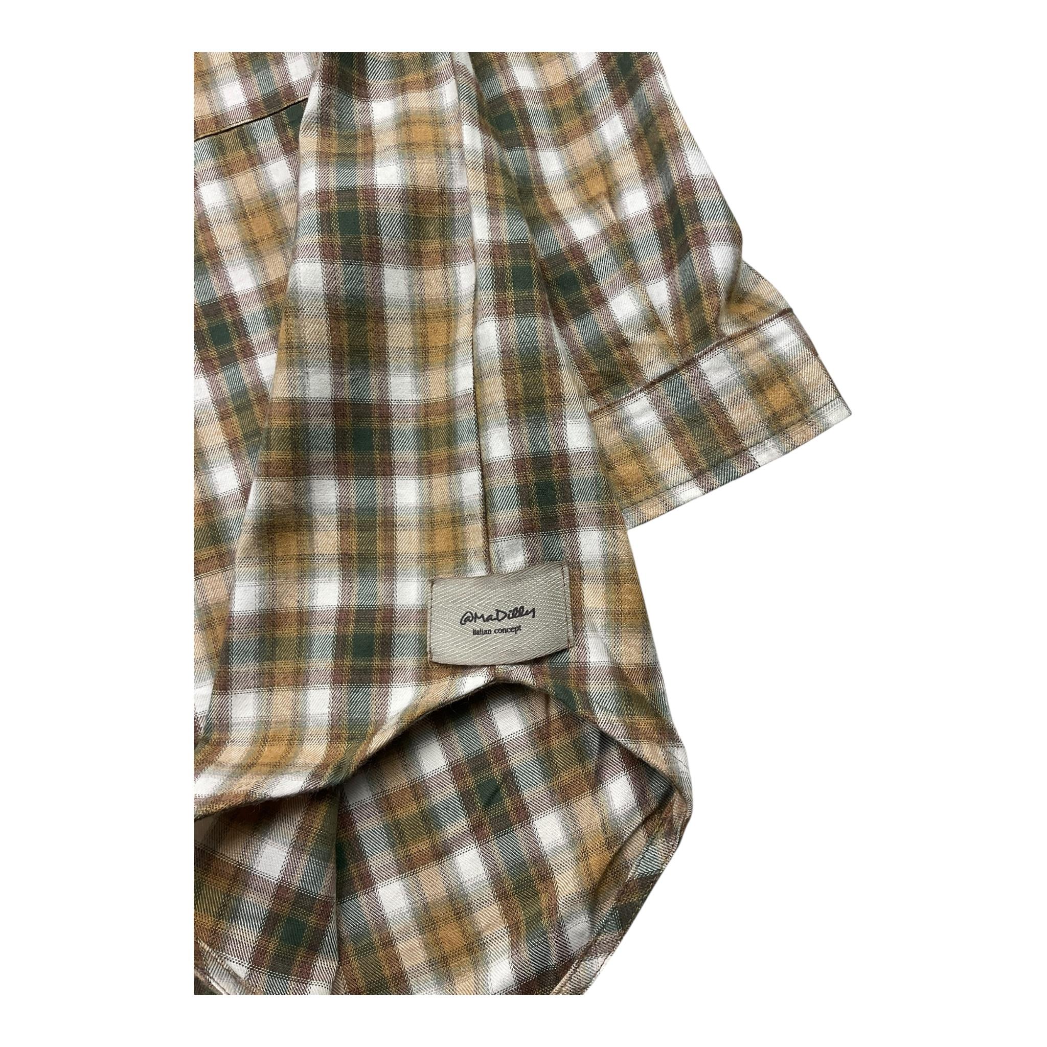 @MADILLY camicia manica lunga fantasia quadretti Multicolor per Bambino 01870 MULTICOLOR @MADILLY 