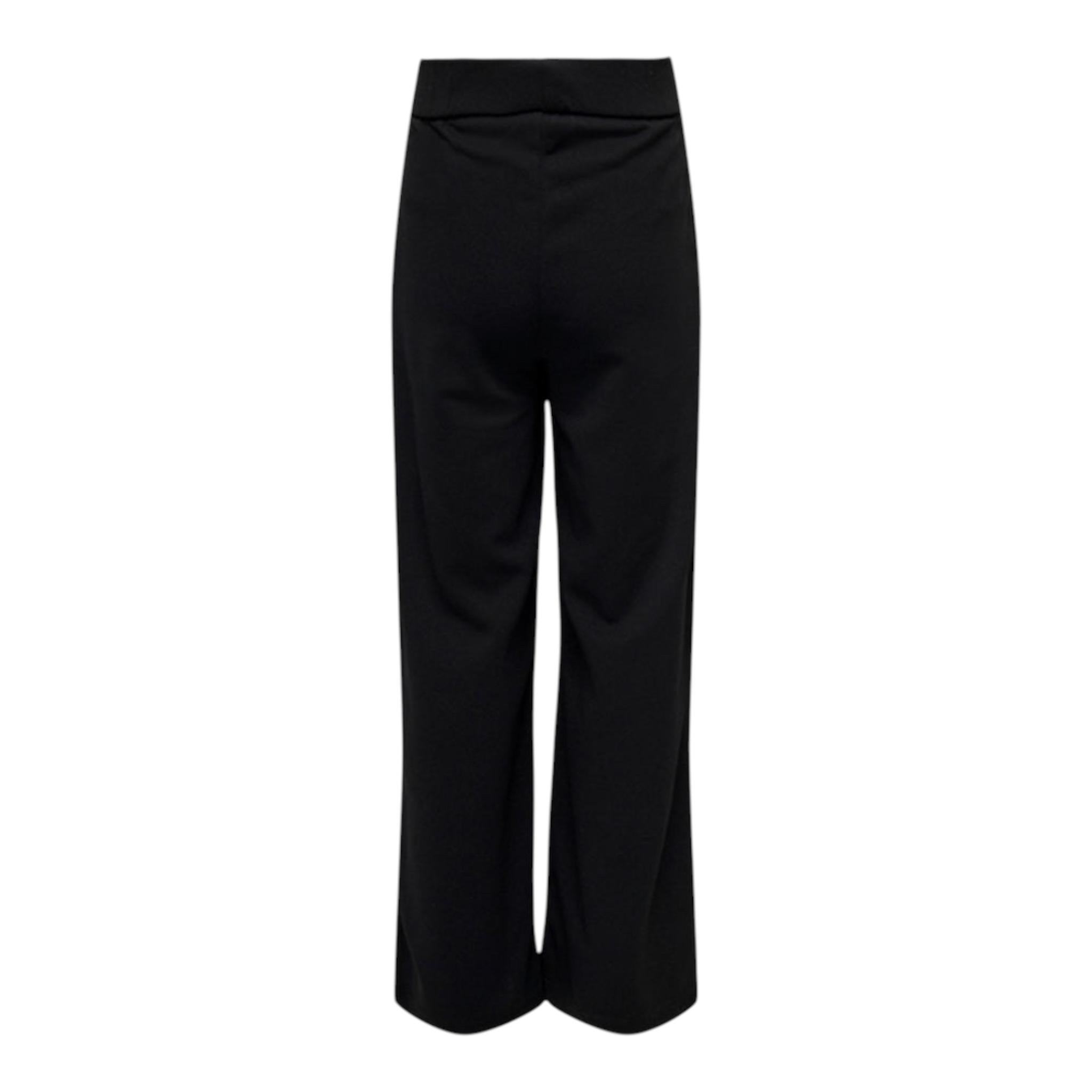 ONLY pantalone tinta unita  modello a palazzo Nero per Bambina 15302374 NERO ONLY 